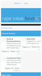 Mobile Screenshot of forums.rajat-tokas.com
